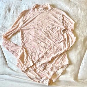 Forever 21 Pink Star Bodysuit